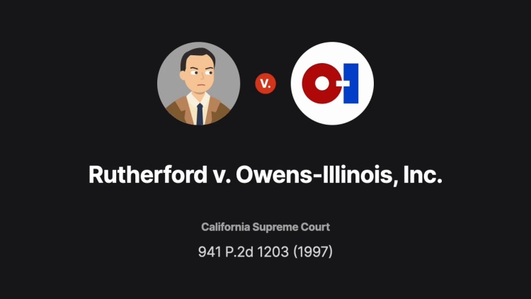 Rutherford v. Owens-Illinois Inc.