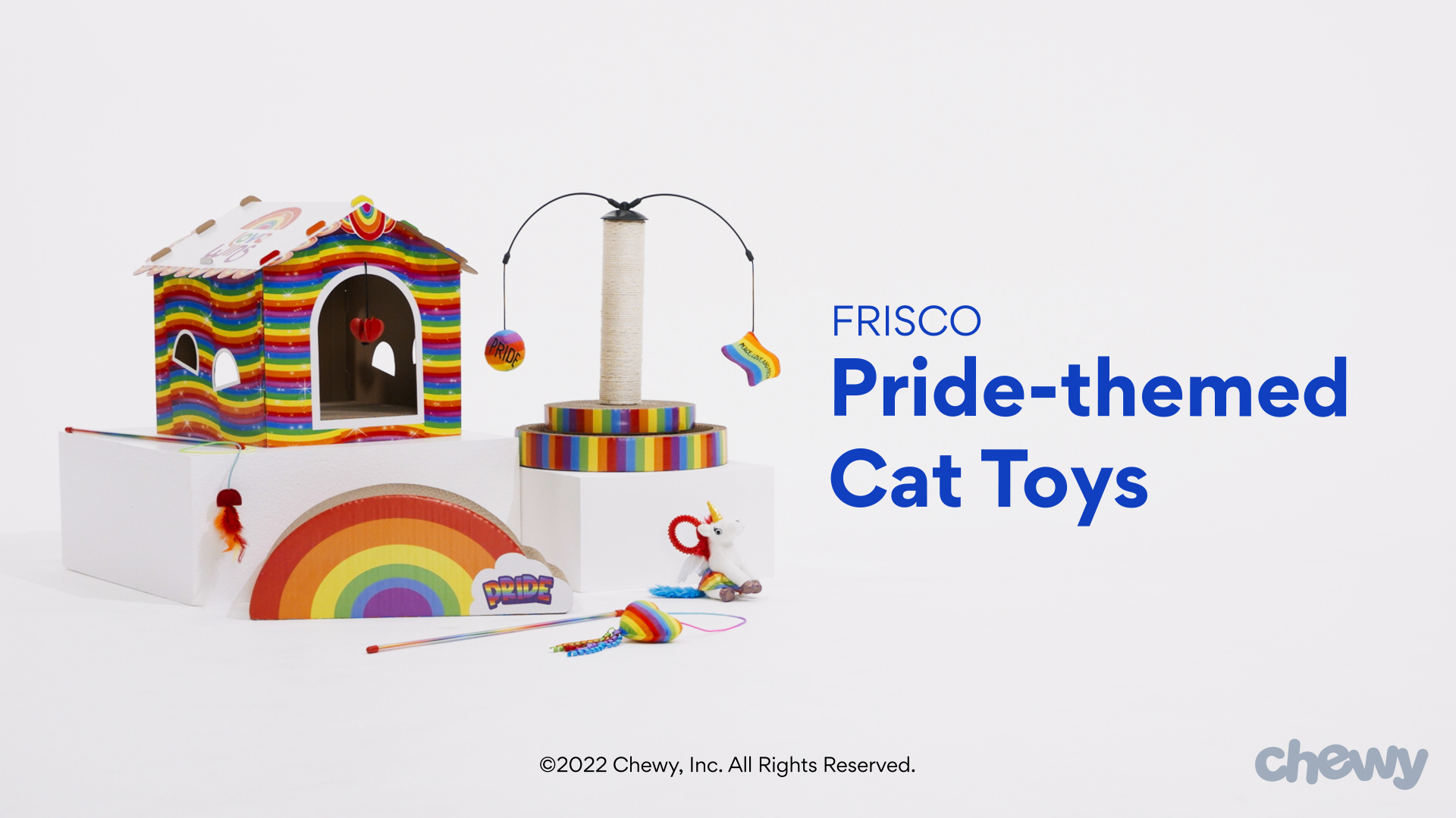 pride cat toys