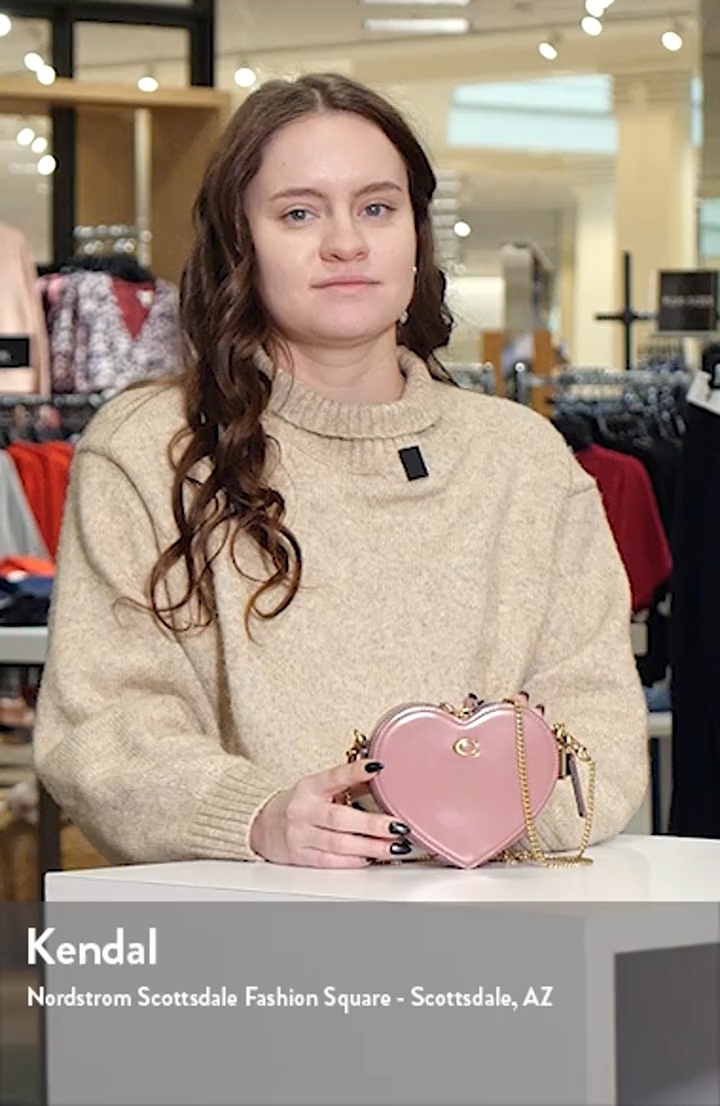 COACH Spazzolato Leather Heart Crossbody Bag (Women) | Nordstrom