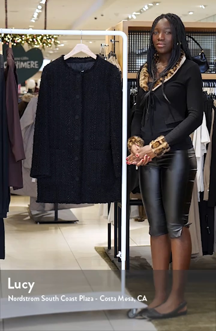 BOSS Jokila Tweed Coat | Nordstrom