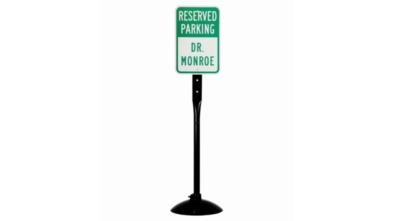 14in Cast Iron Sign Base and Post