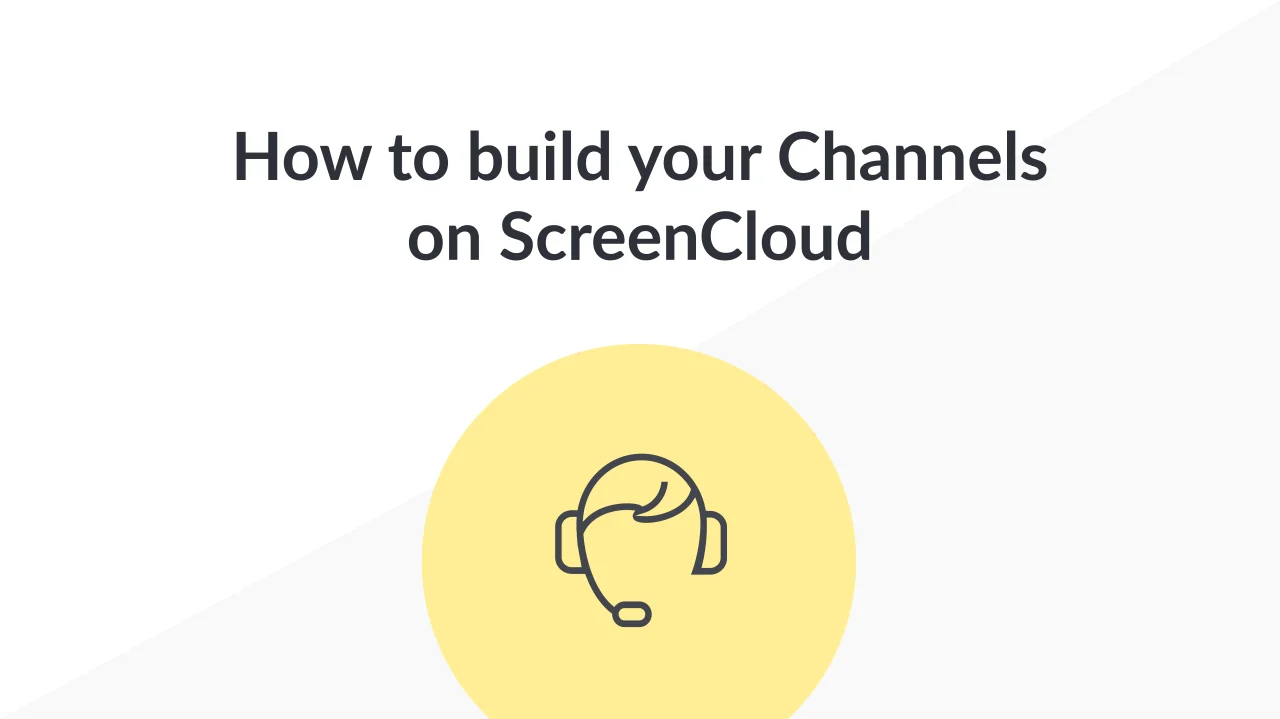 Creating a Digital Signage TV Channel for Your Company - ScreenCloud