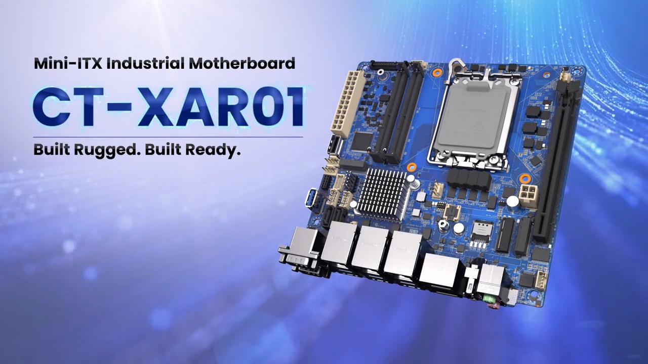 CT-XAR01 Mini-ITX Industrial Motherboard with LGA 1851 Intel® Core