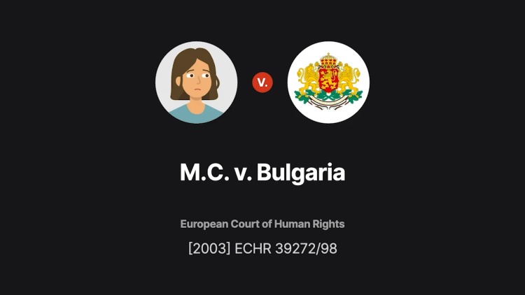 M.C. v. Bulgaria