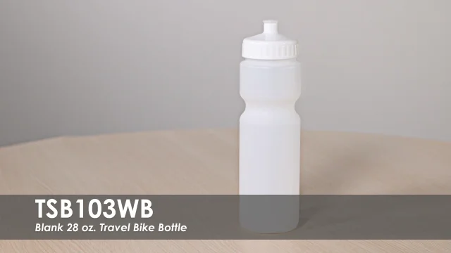 Custom Water Bottles - 28 oz. Travel Bike Bottle-Blank