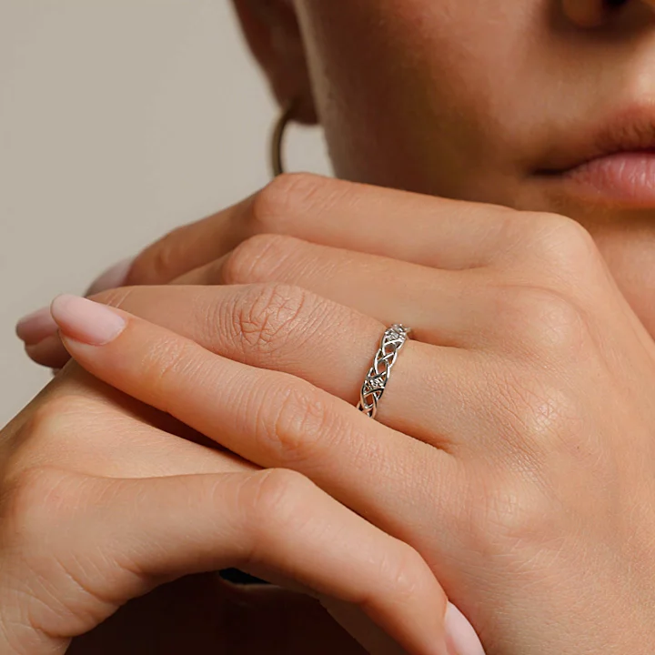 brilliant earth celtic knot wedding rings