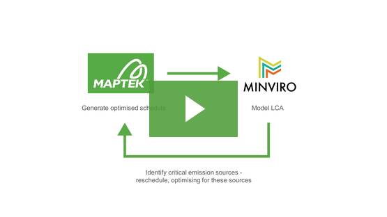 Maptek and Minviro - Sustainably aware mine planning