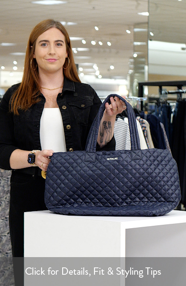 MZ Wallace Large Metro Deluxe Quilted Nylon Tote | Nordstrom