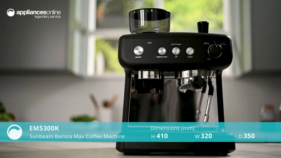 Barista Max Sunbeam Barista Machine Espresso Machine Sunbeam