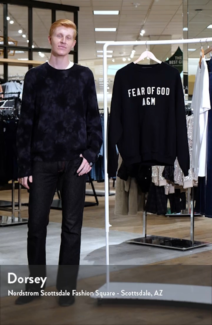 Fear of God Essentials A&M Logo Cotton Fleece Graphic Sweatshirt