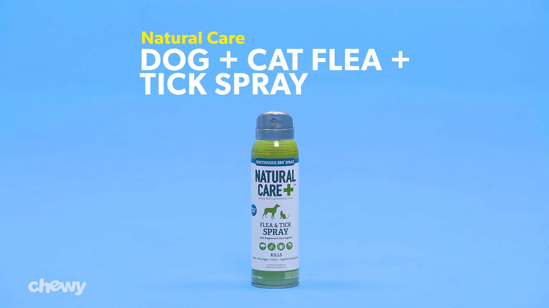 Natural care dog & top cat flea & tick spray