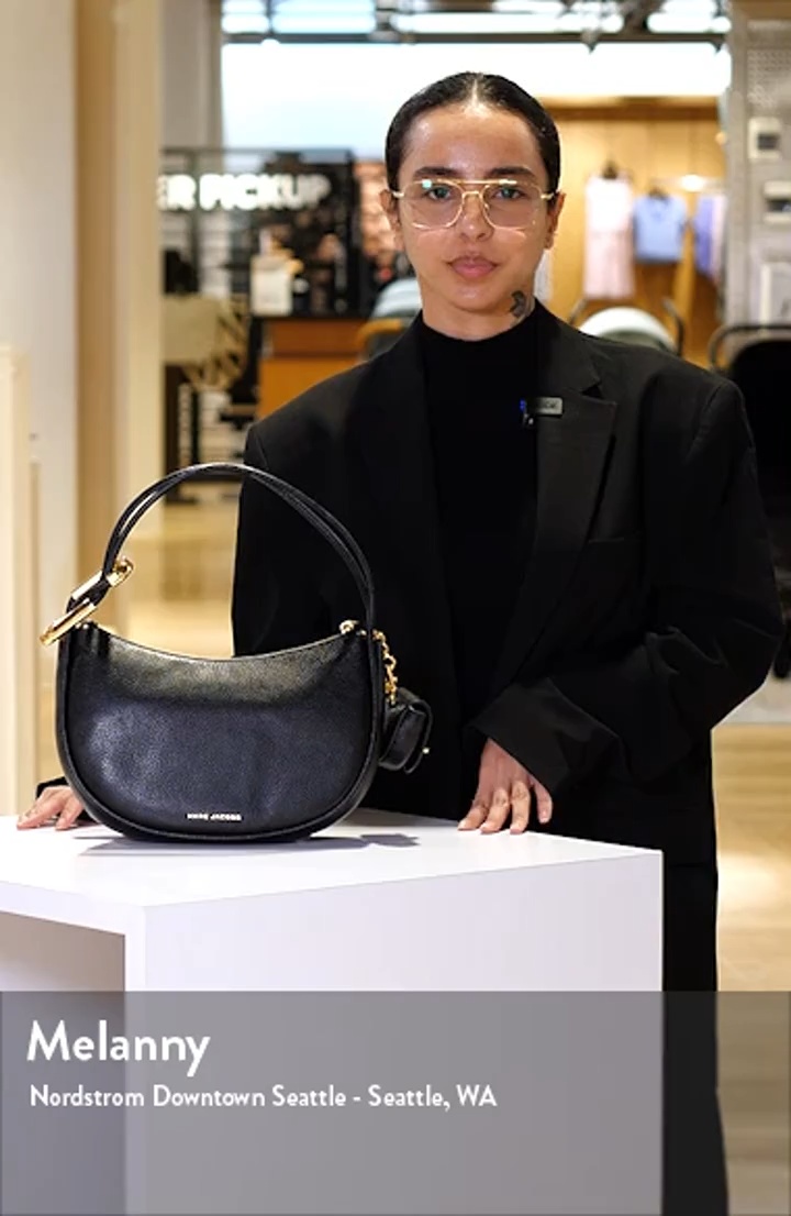 Marc Jacobs The Dual Mini Crescent Leather Shoulder Bag