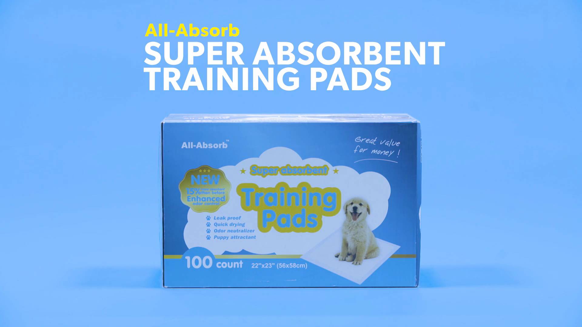 All absorb 2024 training pads