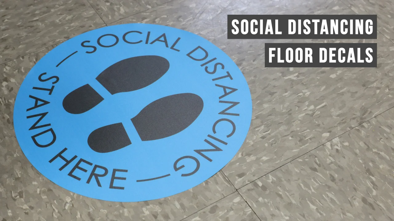 Floor Sign.Safety Sign 12 Circle Floor Stickers for Bathroom Pressure Sen Museourstyty Floor Stickers Please Practice Social Distancing 