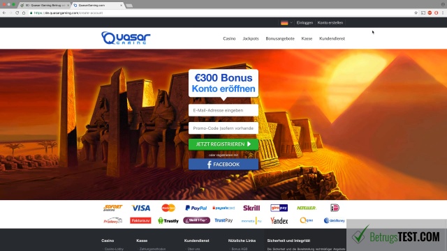 Quasar Gaming Casino Review: Quasar-Gaming.de für Spieler aus Deutschland