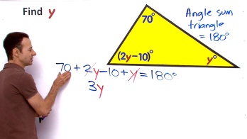 sum of triangle problem solving