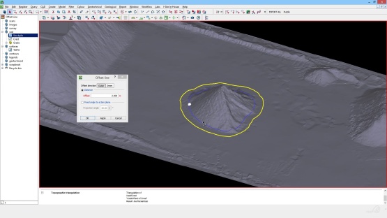 I-Site Studio 6 offset line tool