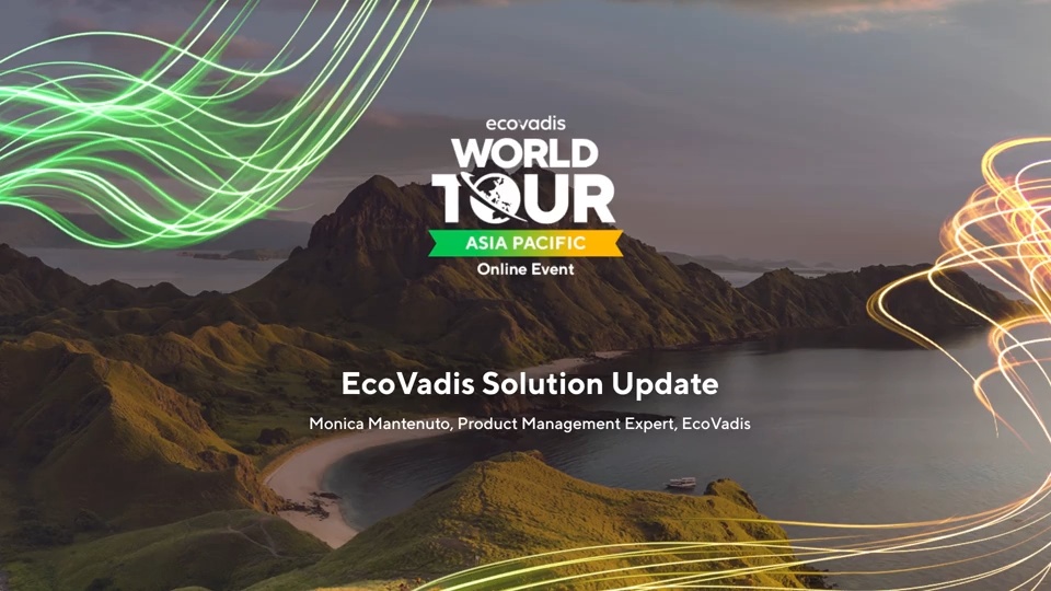 EcoVadis Solution Update [World Tour AsiaPacific] EcoVadis