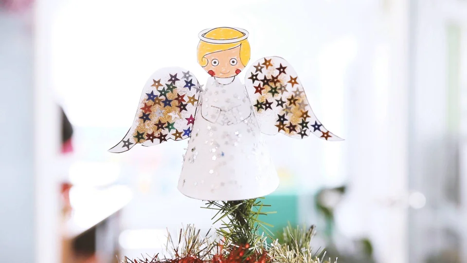 Paper Angels Craft Activity English/Italian - Paper Angels Craft