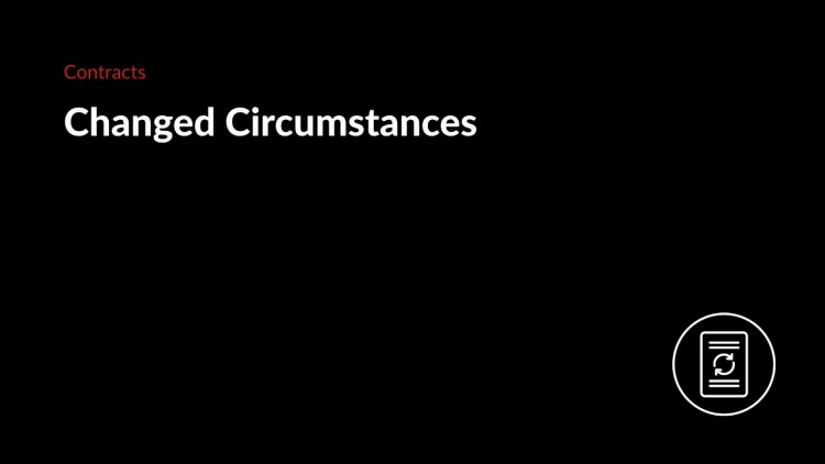 Changed Circumstances