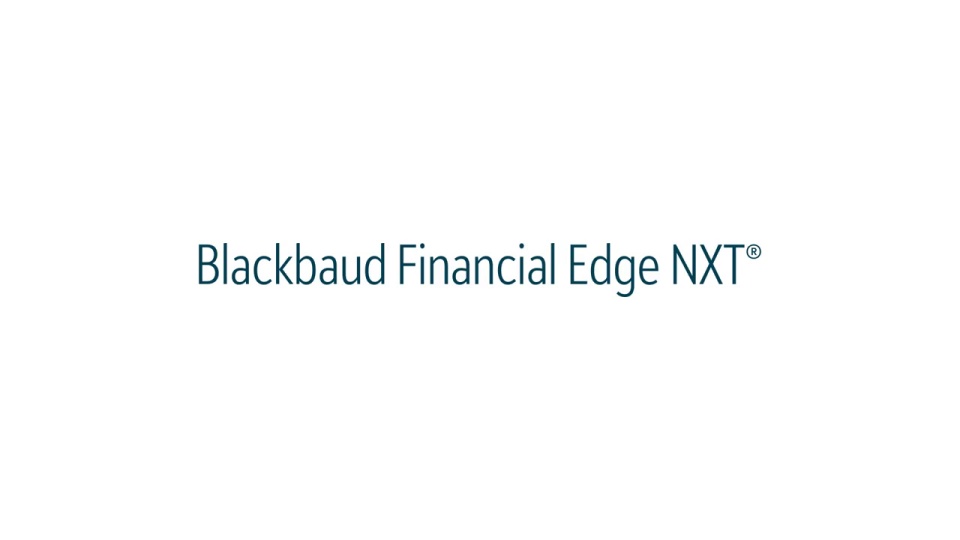 Blackbaud Financial Edge NXT