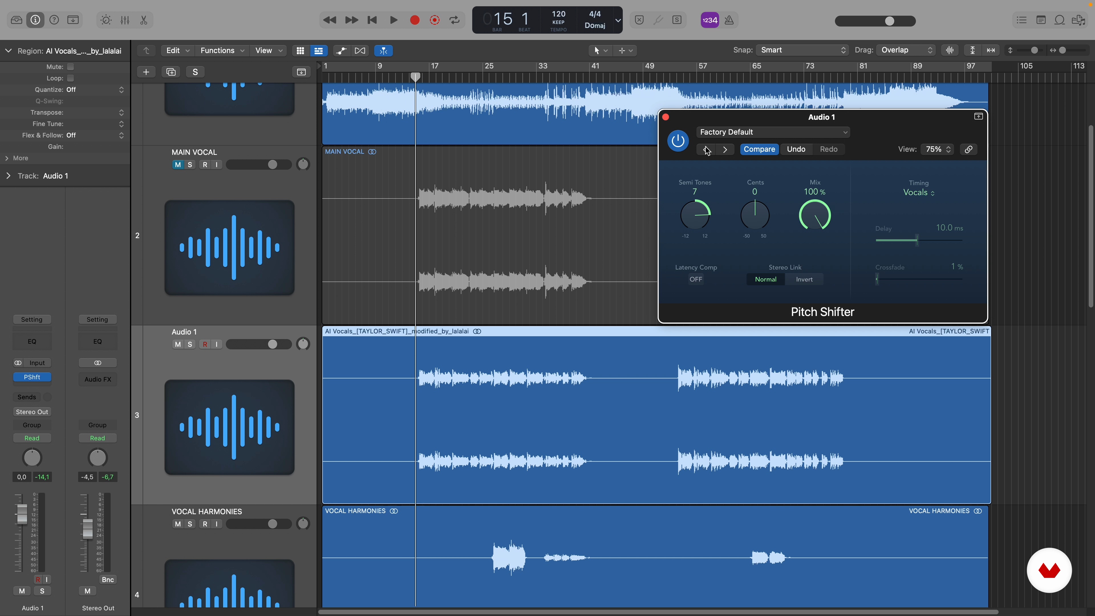 Alterar o timbre vocal com ferramentas de IA