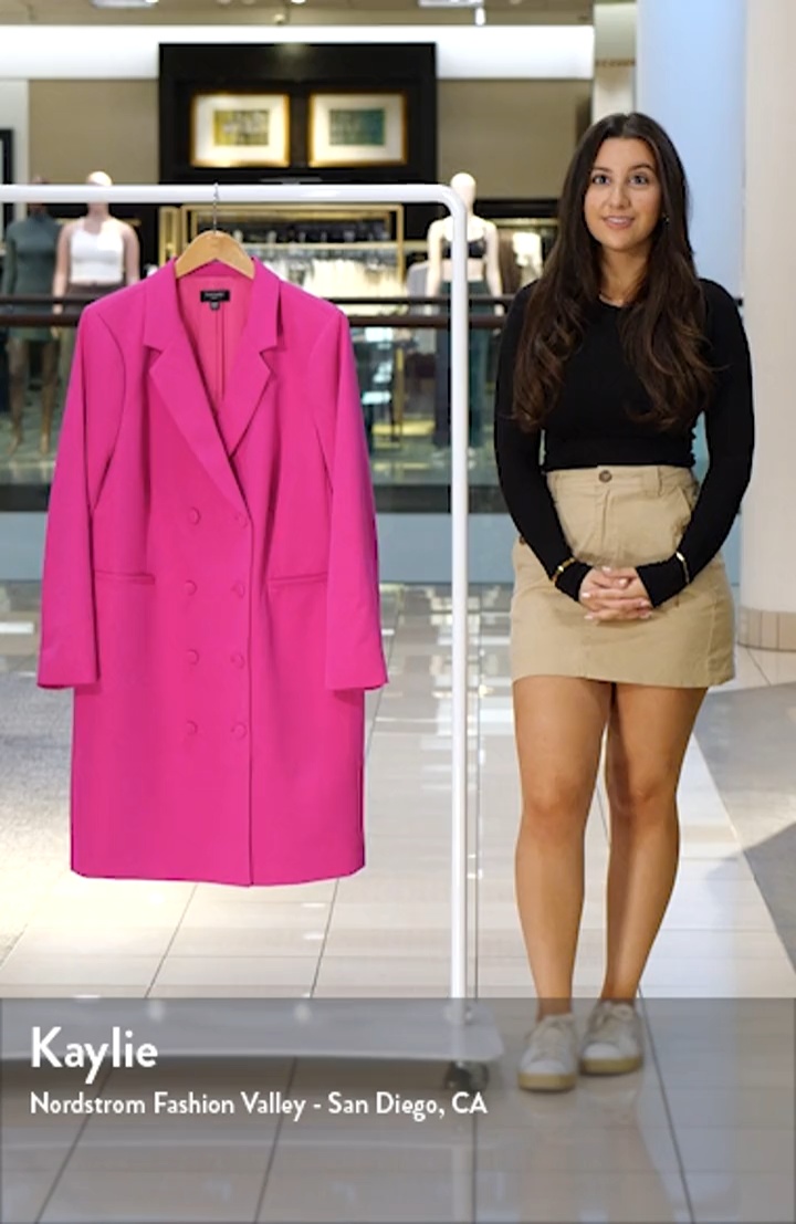 Tahari ASL Milano Long Sleeve Coat Dress | Nordstrom