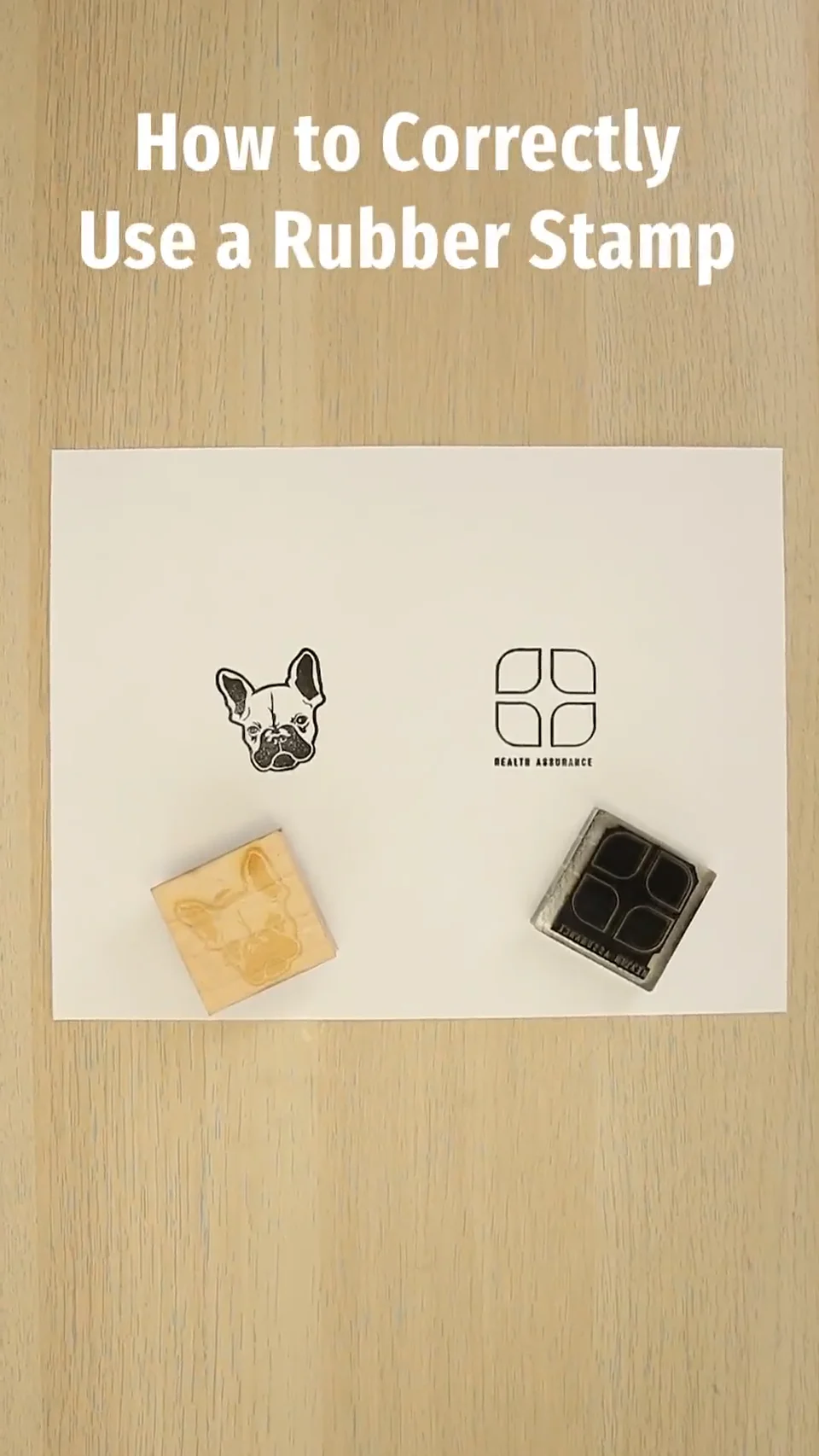 How to Ink a Rubber Stamp –