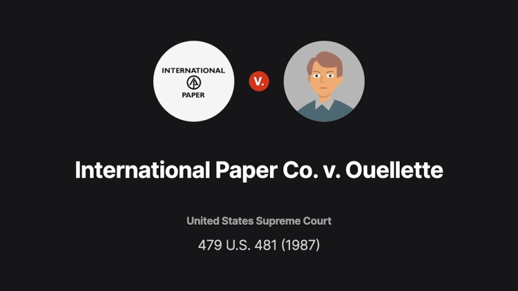 International Paper Co. v. Ouellette