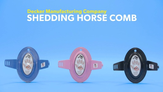 DECKER MANUFACTURING COMPANY Natural Horse Hair Blend Horse Brush