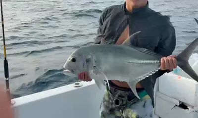 beautiful fishing day with lovely crew