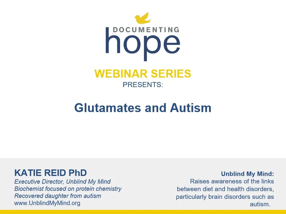 glutathione and autism recovery Autism: Evidence-Based Overview  PlexusDx HHS responds to report about