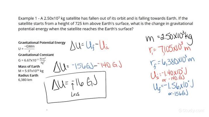 how-to-calculate-the-change-in-gravitational-potential-energy-of-an