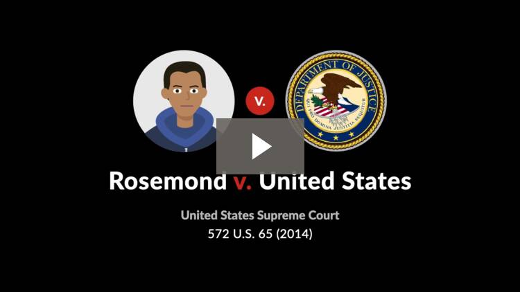 Rosemond v. United States