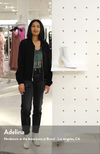 Miista Marcelle Croc Embossed Bootie (Women) Nordstrom