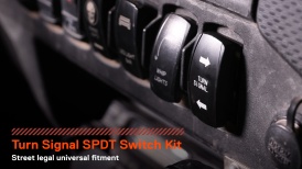 EPSCBL0252 - Universal UTV ATV Turn Signal Blinker Light Kit w/ SPDT Rocker Switch and Flasher Relay