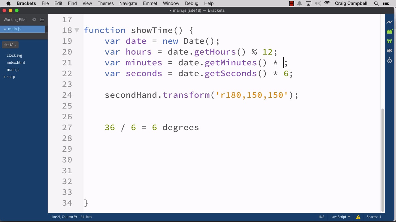Animating With Snap.svg - Time Is Circular