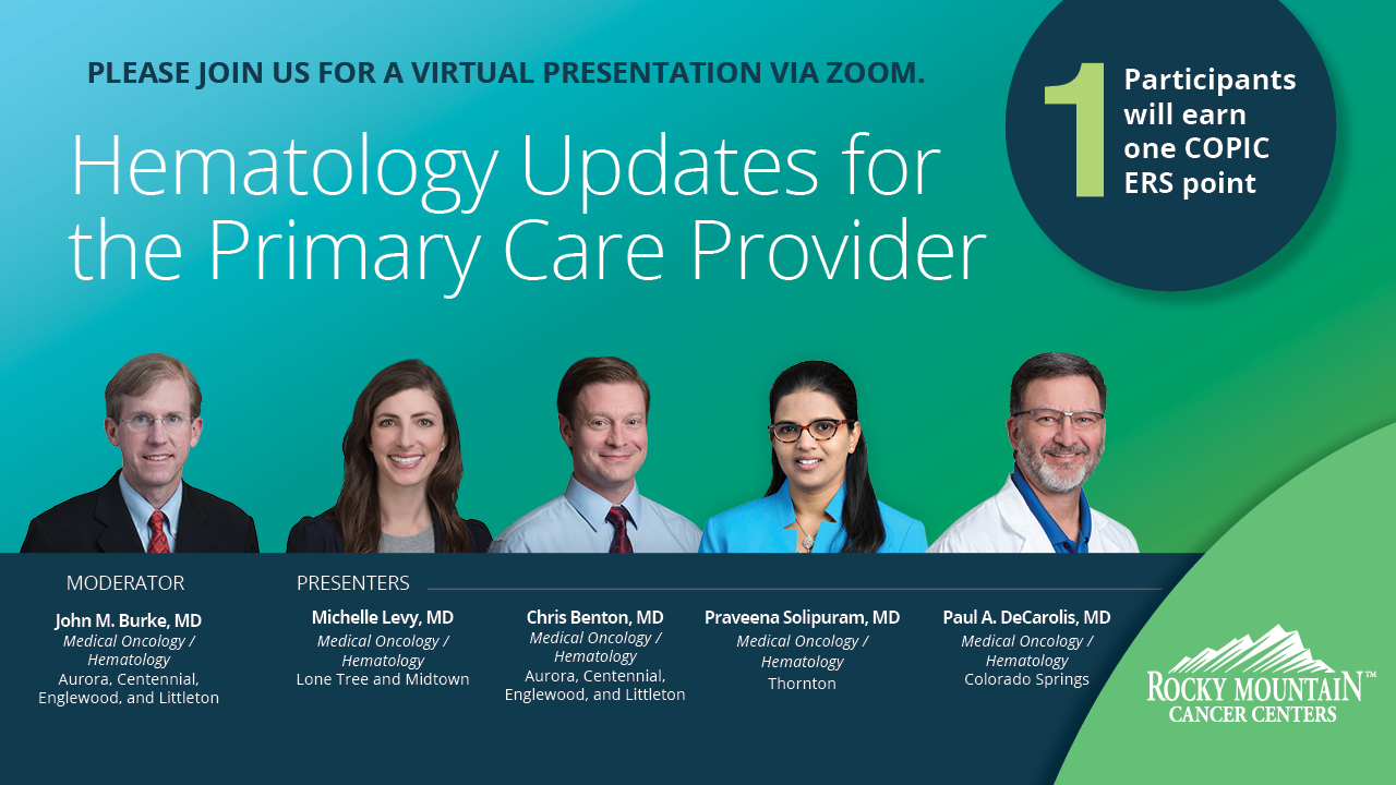 Hematology Updates for the Primary Care Provider