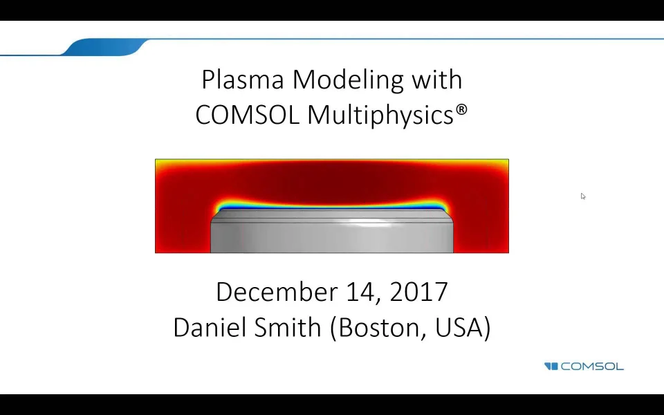 Simulating Low-Temperature Plasma in COMSOL Multiphysics®