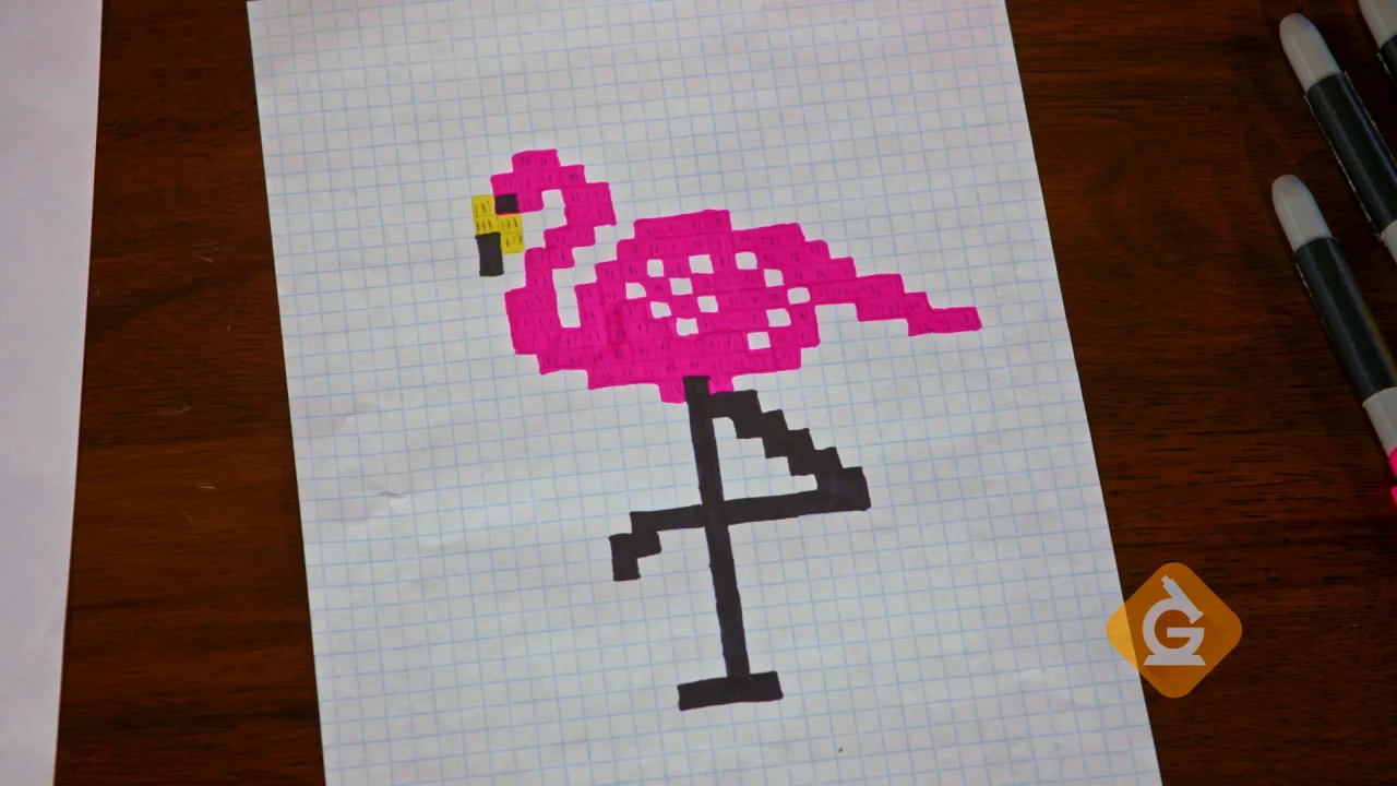 graph paper drawings for kids