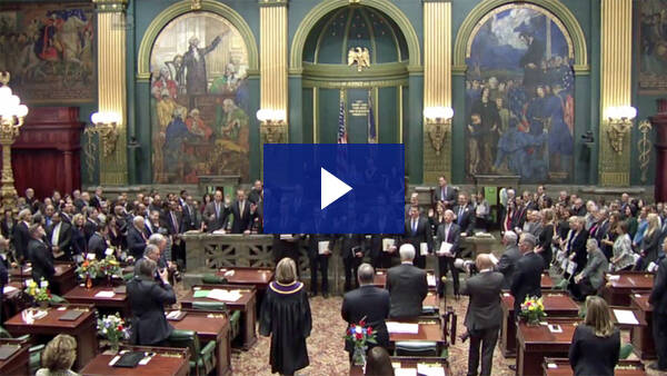 1/3/17 - Swearing In of Senate Republican Members