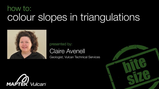 How to colour slopes in triangulations