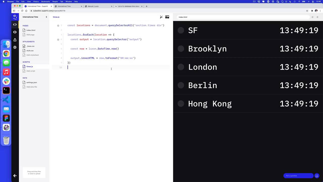 How to Paint with Code: Building Your App – SuperLibrary – SuperHi