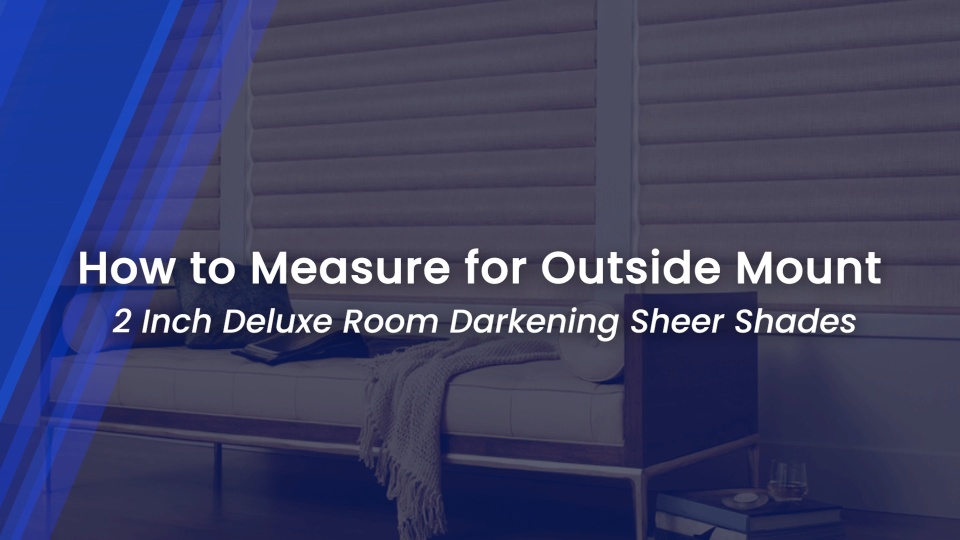 2" Deluxe Room Darkening Sheer Shades 