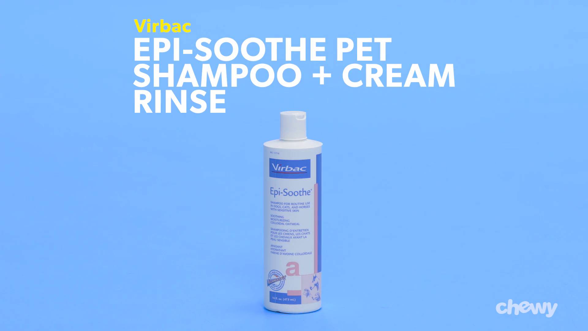 VIRBAC Epi Soothe Shampoo 8 oz bottle Chewy