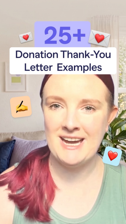 25+ Donation Thank-You Letters
