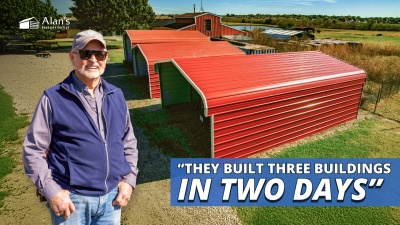 Video thumbnail for 20x20 - Regular Metal Carport - Terry