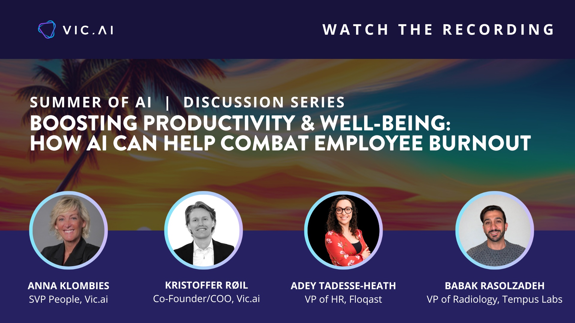 Summer of AI: How AI can help combat employee burnout (on-demand)