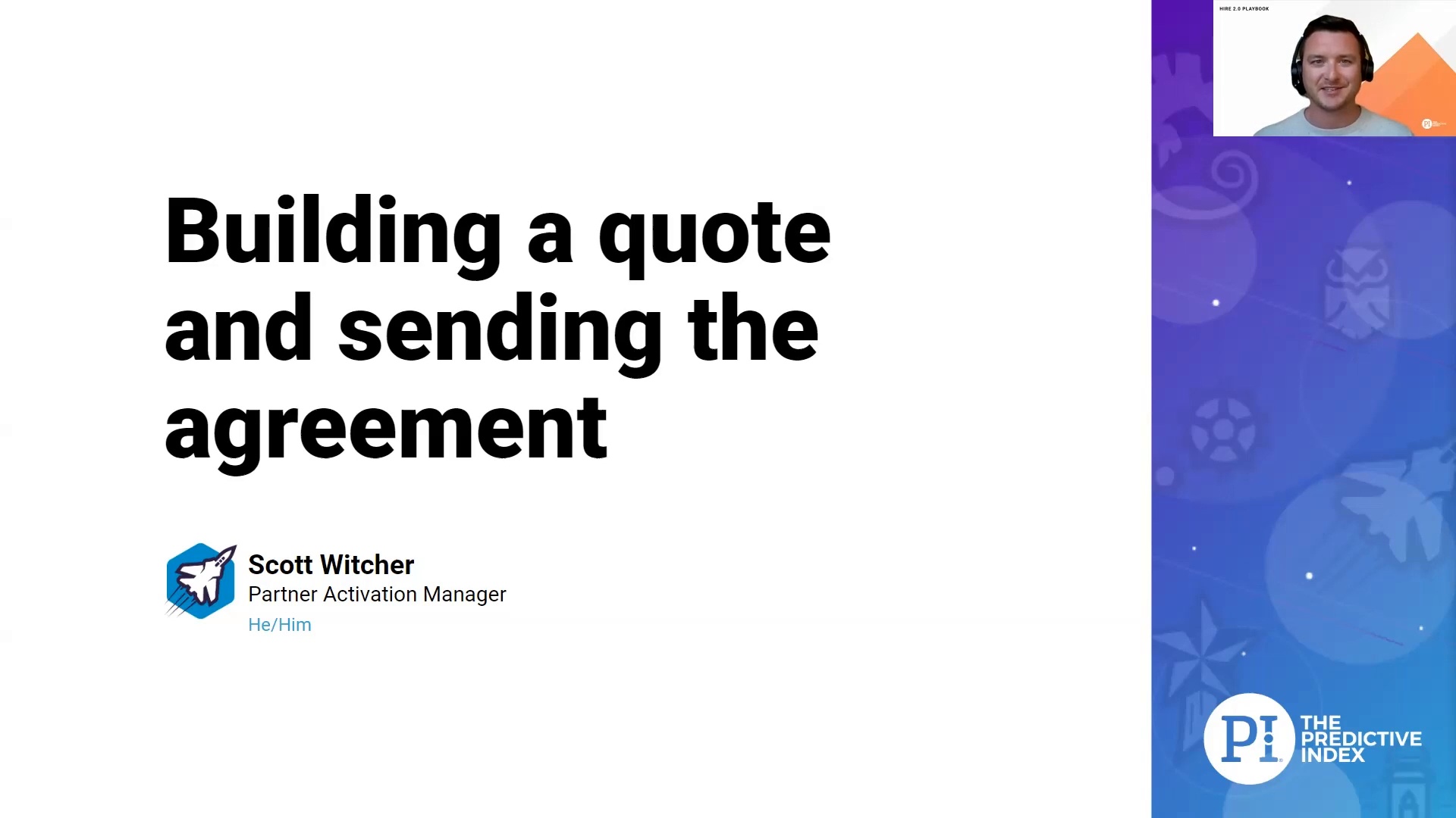 Building a quote and sending the agreement