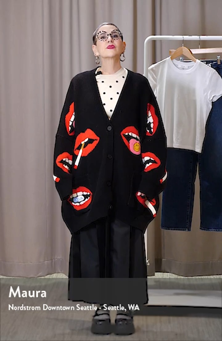 トップス HAIGHT SMOKERS CARDIGAN L Smoking Mouth Oversize Cardigan (Women) | Nordstrom